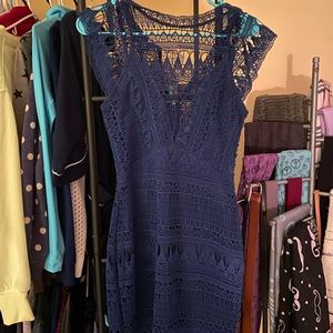Navy blue dress